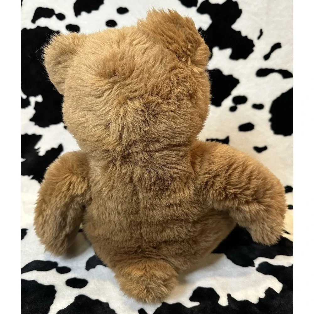 Vintage 1980 Gund Collector Classic Teddy Bear Brown Plush White Chest Medallion